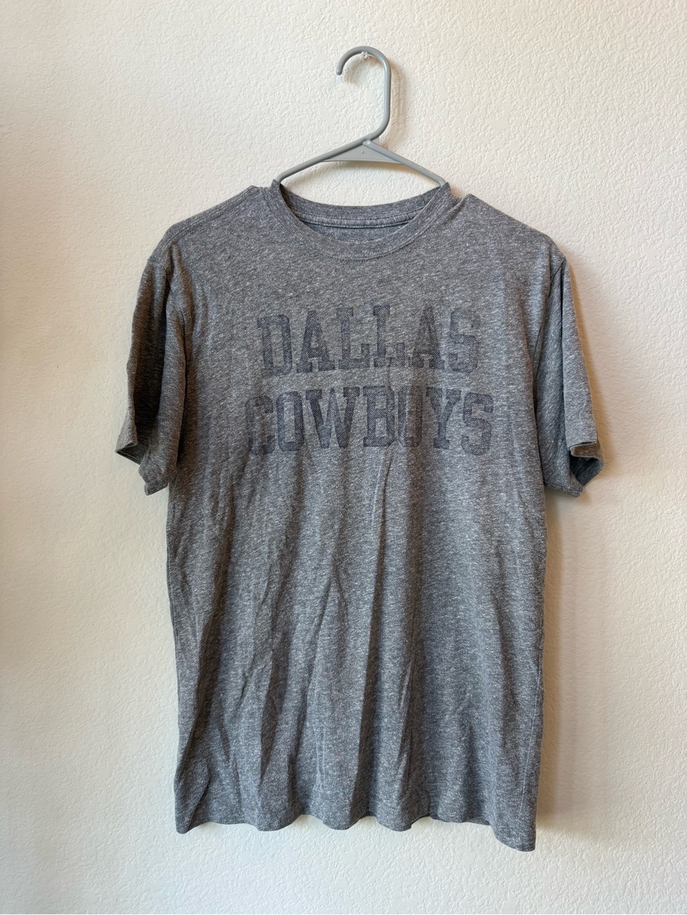 Dallas Cowboys Gray Heather Short Sleeve Tee